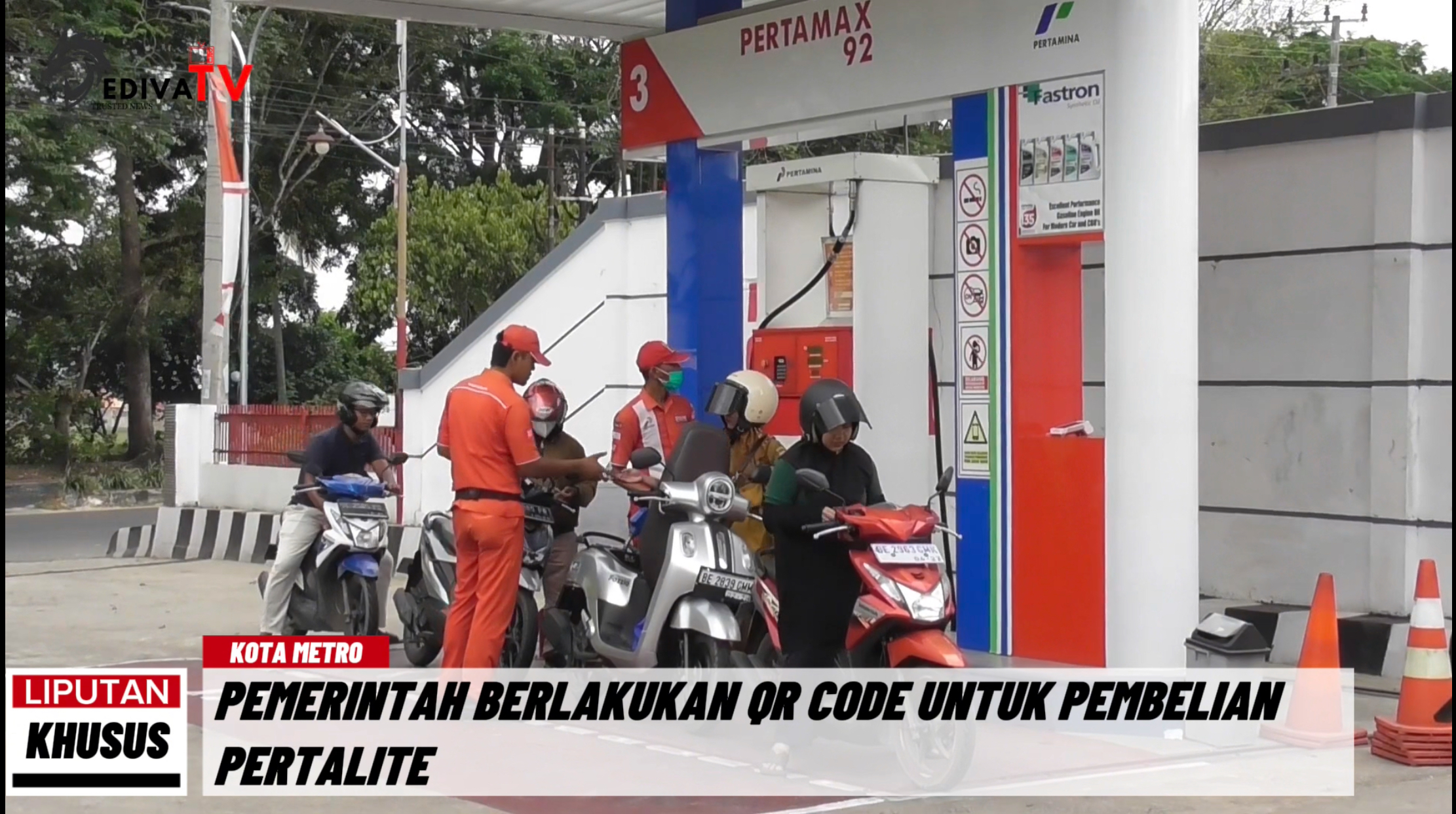 PEMERINTAH BERLAKUKAN QR CODE UNTUK PEMBELIAN PERTALITE