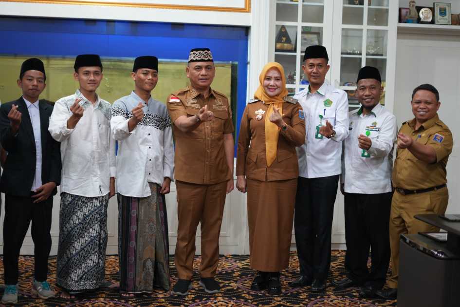 Advertorial : Pemkot Metro Lepas 3 Santri Ikutin MOKI I Sulawesi Selatan